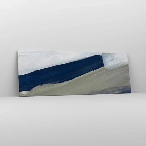 Impression sur toile - Image sur toile - Rencontre avec la blancheur - 140x50 cm