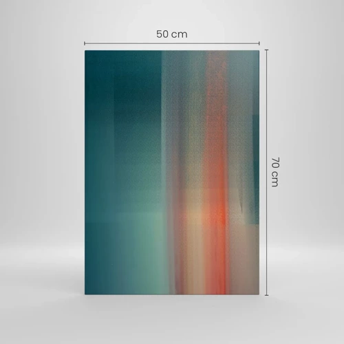 Impression sur toile - Image sur toile - Résumé : vagues de lumière - 50x70 cm