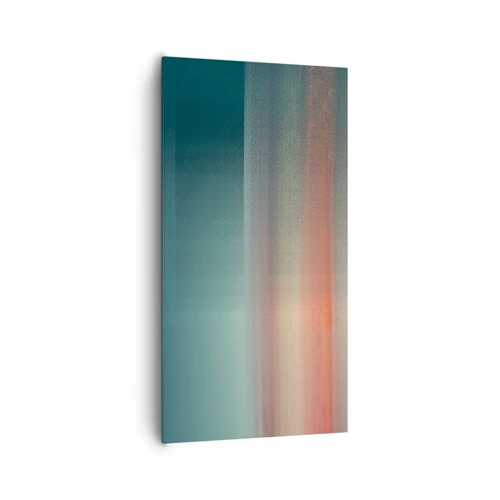 Impression sur toile - Image sur toile - Résumé : vagues de lumière - 65x120 cm