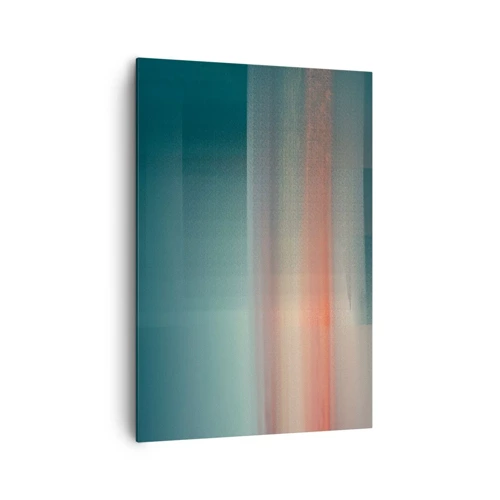 Impression sur toile - Image sur toile - Résumé : vagues de lumière - 70x100 cm