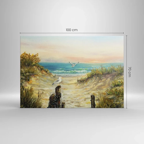 Impression sur toile - Image sur toile - Retraite au calme - 100x70 cm