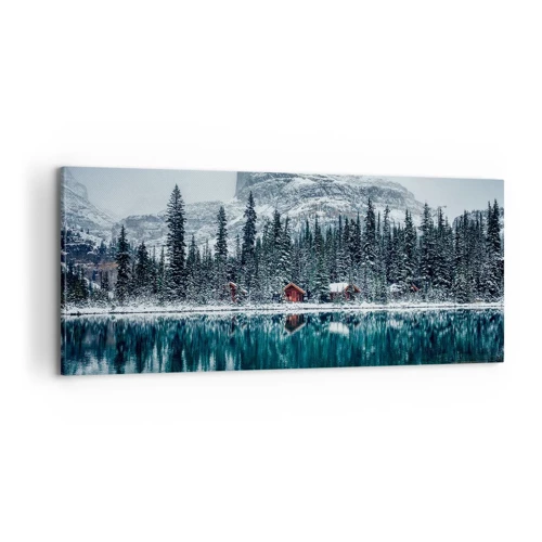 Impression sur toile - Image sur toile - Retraite canadienne - 100x40 cm