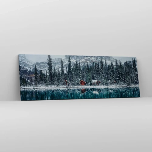 Impression sur toile - Image sur toile - Retraite canadienne - 90x30 cm