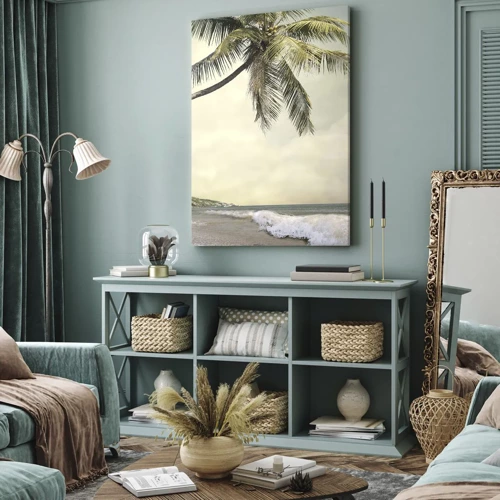 Impression sur toile - Image sur toile - Rêve tropical - 45x80 cm