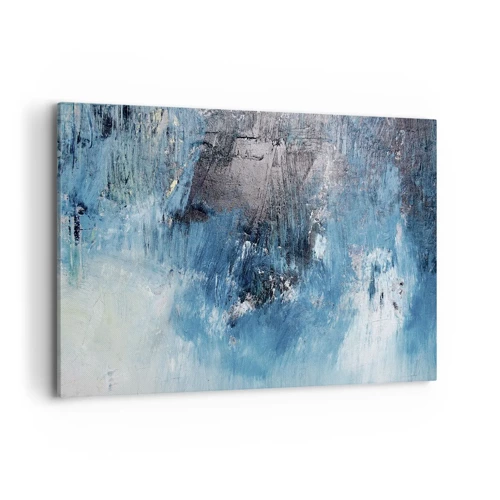 Impression sur toile - Image sur toile - Rhapsodie en bleu - 120x80 cm