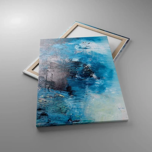 Impression sur toile - Image sur toile - Rhapsodie en bleu - 70x100 cm