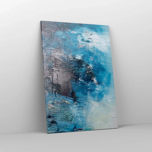 Impression sur toile - Image sur toile - Rhapsodie en bleu - 70x100 cm