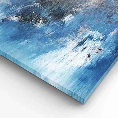 Impression sur toile - Image sur toile - Rhapsodie en bleu - 70x100 cm