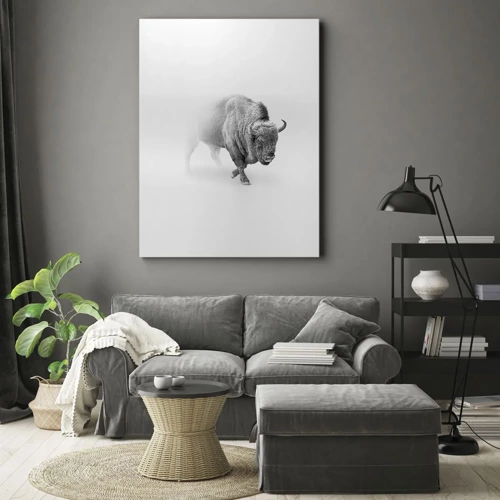 Impression sur toile - Image sur toile - Roi de la prairie - 55x100 cm