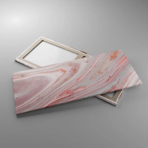 Impression sur toile - Image sur toile - Rose liquide - 120x50 cm