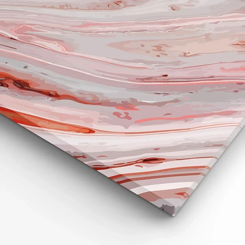 Impression sur toile - Image sur toile - Rose liquide - 90x30 cm