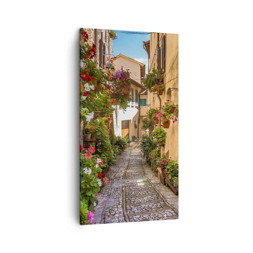 Impression sur toile - Image sur toile - Ruelle italienne - 45x80 cm