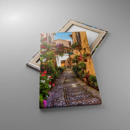 Impression sur toile - Image sur toile - Ruelle italienne - 45x80 cm