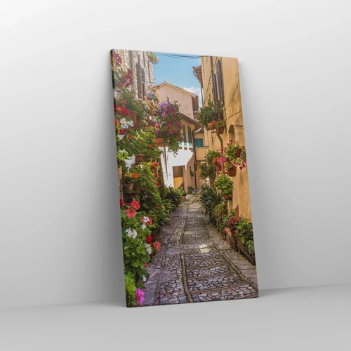 Impression sur toile - Image sur toile - Ruelle italienne - 45x80 cm