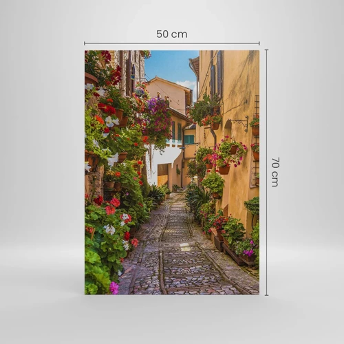 Impression sur toile - Image sur toile - Ruelle italienne - 50x70 cm