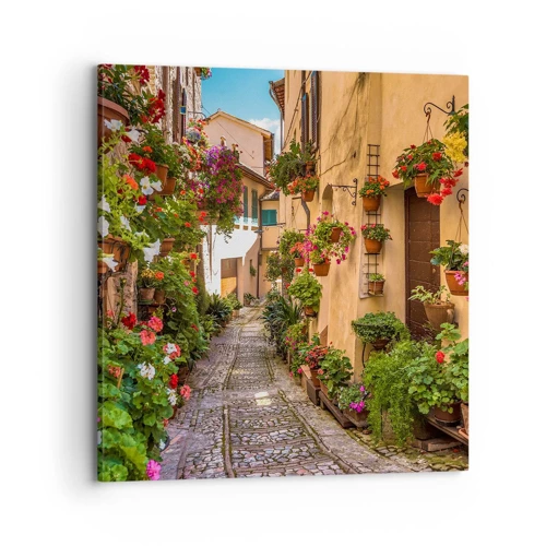 Impression sur toile - Image sur toile - Ruelle italienne - 70x70 cm