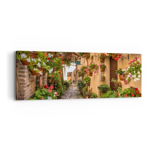 Impression sur toile - Image sur toile - Ruelle italienne - 90x30 cm