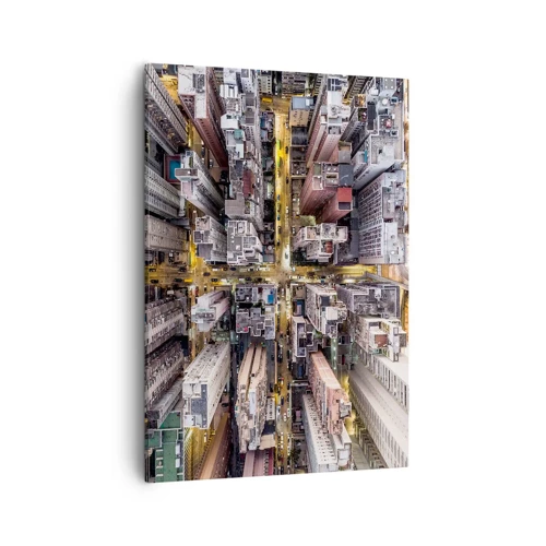 Impression sur toile - Image sur toile - Salutations de Hong-Kong - 50x70 cm