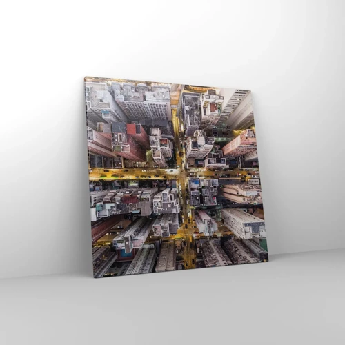 Impression sur toile - Image sur toile - Salutations de Hong-Kong - 70x70 cm