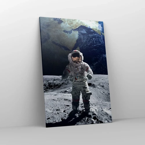 Impression sur toile - Image sur toile - Salutations de la lune - 80x120 cm