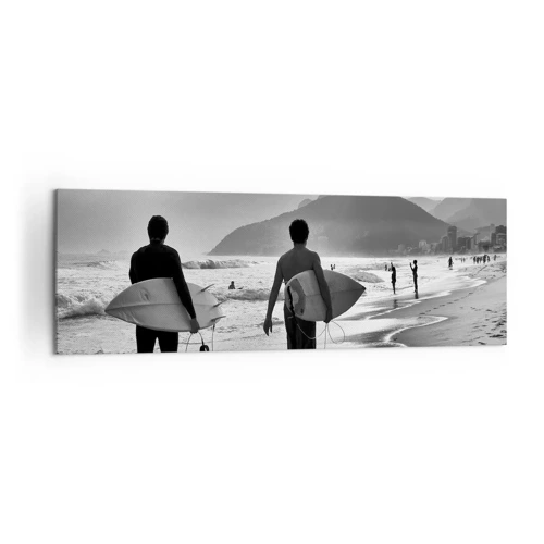 Impression sur toile - Image sur toile - Samba sur une vague - 160x50 cm