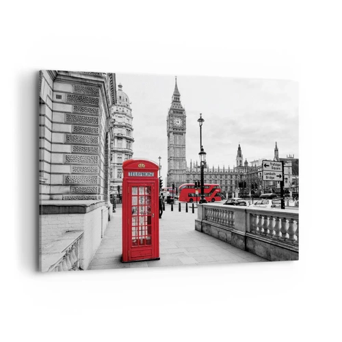 Impression sur toile - Image sur toile - Sans aucun doute Londres - 100x70 cm