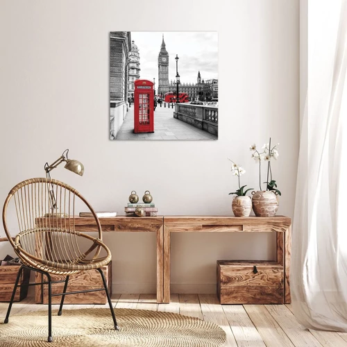 Impression sur toile - Image sur toile - Sans aucun doute Londres - 30x30 cm