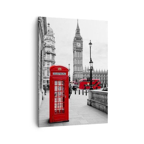 Impression sur toile - Image sur toile - Sans aucun doute Londres - 50x70 cm