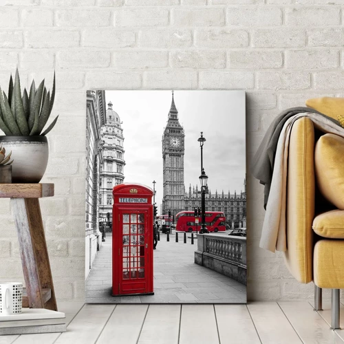 Impression sur toile - Image sur toile - Sans aucun doute Londres - 50x70 cm