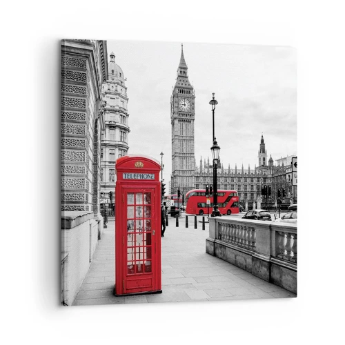 Impression sur toile - Image sur toile - Sans aucun doute Londres - 60x60 cm