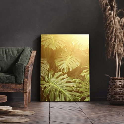 Impression sur toile - Image sur toile - Se fondre dans la verdure - 45x80 cm
