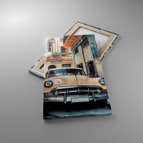 Impression sur toile - Image sur toile - Sieste à La Havane - 45x80 cm
