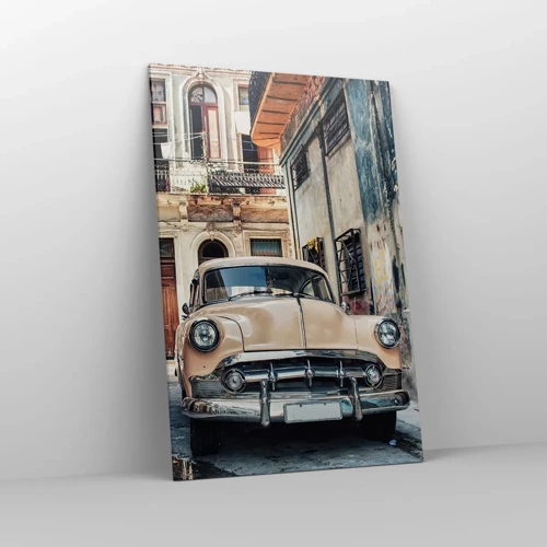 Impression sur toile - Image sur toile - Sieste à La Havane - 80x120 cm