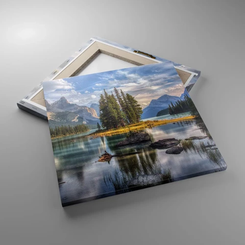 Impression sur toile - Image sur toile - Sous les grandes eaux claires - 40x40 cm