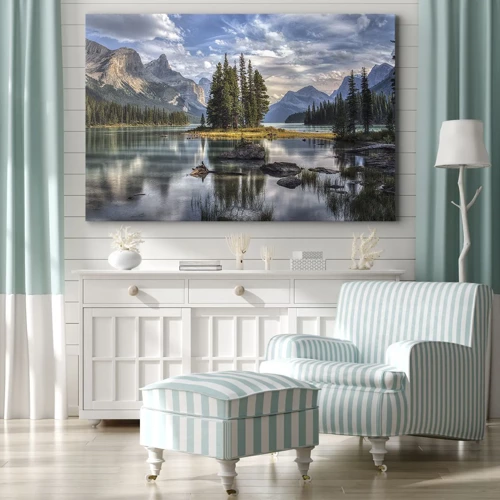 Impression sur toile - Image sur toile - Sous les grandes eaux claires - 70x50 cm