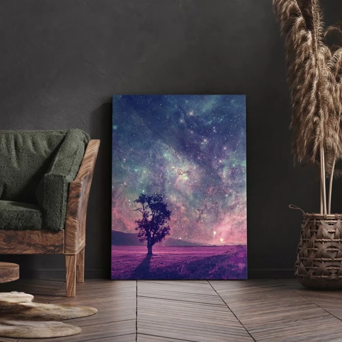 Impression sur toile - Image sur toile - Sous un ciel magique - 45x80 cm