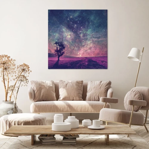 Impression sur toile - Image sur toile - Sous un ciel magique - 50x50 cm