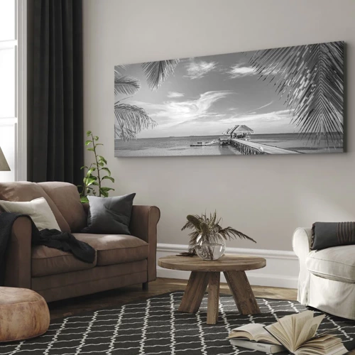 Impression sur toile - Image sur toile - Souvenirs ou rêve? - 140x50 cm