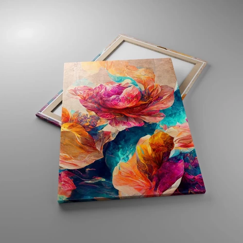 Impression sur toile - Image sur toile - Splendeur colorée du bouquet - 70x100 cm
