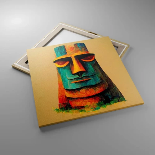 Impression sur toile - Image sur toile - Statuesque et sympathique - 60x60 cm