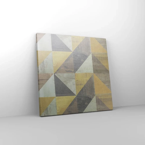 Impression sur toile - Image sur toile - Suivant l'angle du triangle - 30x30 cm