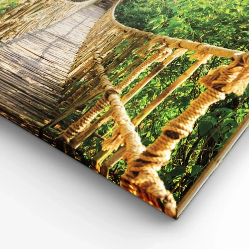 Impression sur toile - Image sur toile - Suspendu dans la nature - 100x40 cm