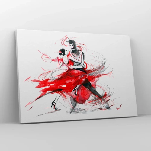 Impression sur toile - Image sur toile - Tango - le rythme de la passion - 70x50 cm