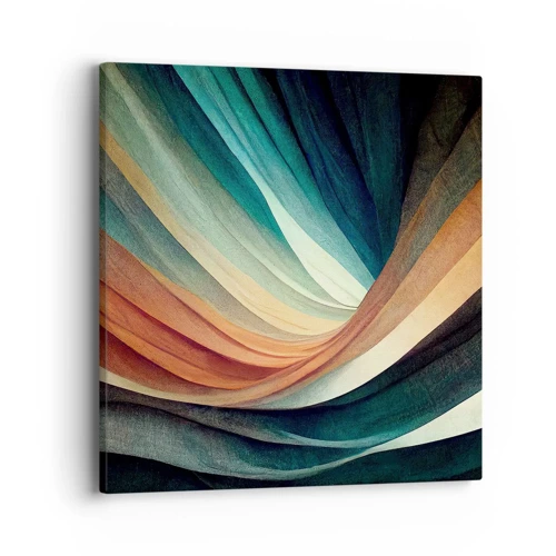 Impression sur toile - Image sur toile - Tissé à partir de couleurs - 40x40 cm