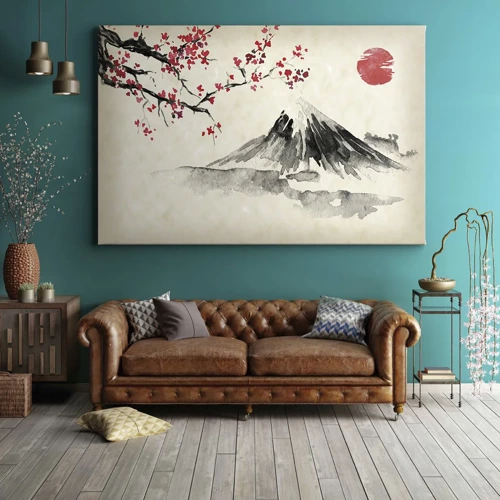 Impression sur toile - Image sur toile - Tomber amoureux du Japon - 70x50 cm