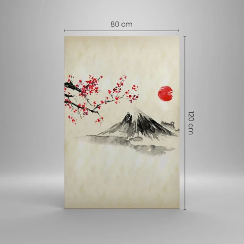 Impression sur toile - Image sur toile - Tomber amoureux du Japon - 80x120 cm