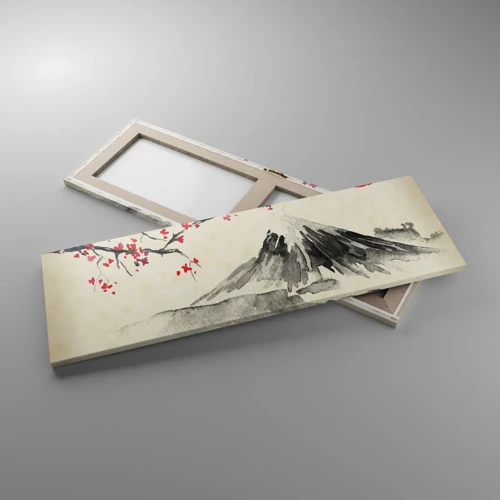 Impression sur toile - Image sur toile - Tomber amoureux du Japon - 90x30 cm