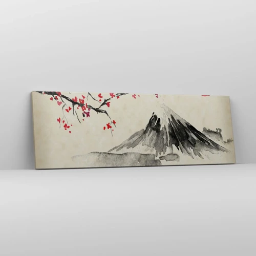 Impression sur toile - Image sur toile - Tomber amoureux du Japon - 90x30 cm