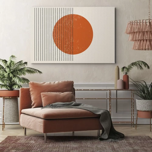 Impression sur toile - Image sur toile - Toujours le soleil - 120x80 cm