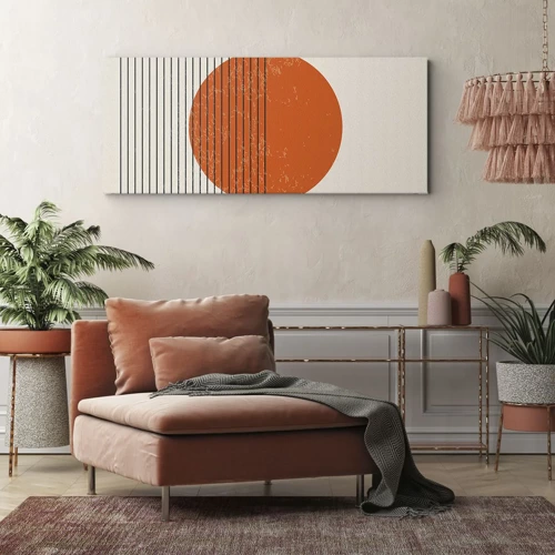 Impression sur toile - Image sur toile - Toujours le soleil - 140x50 cm